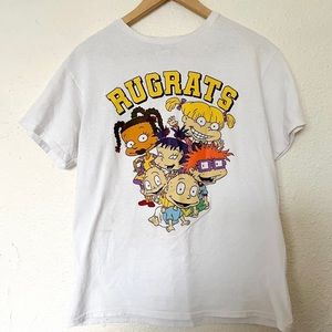 Vintage Nickelodeon Rugrats Graphic White T-Shirt